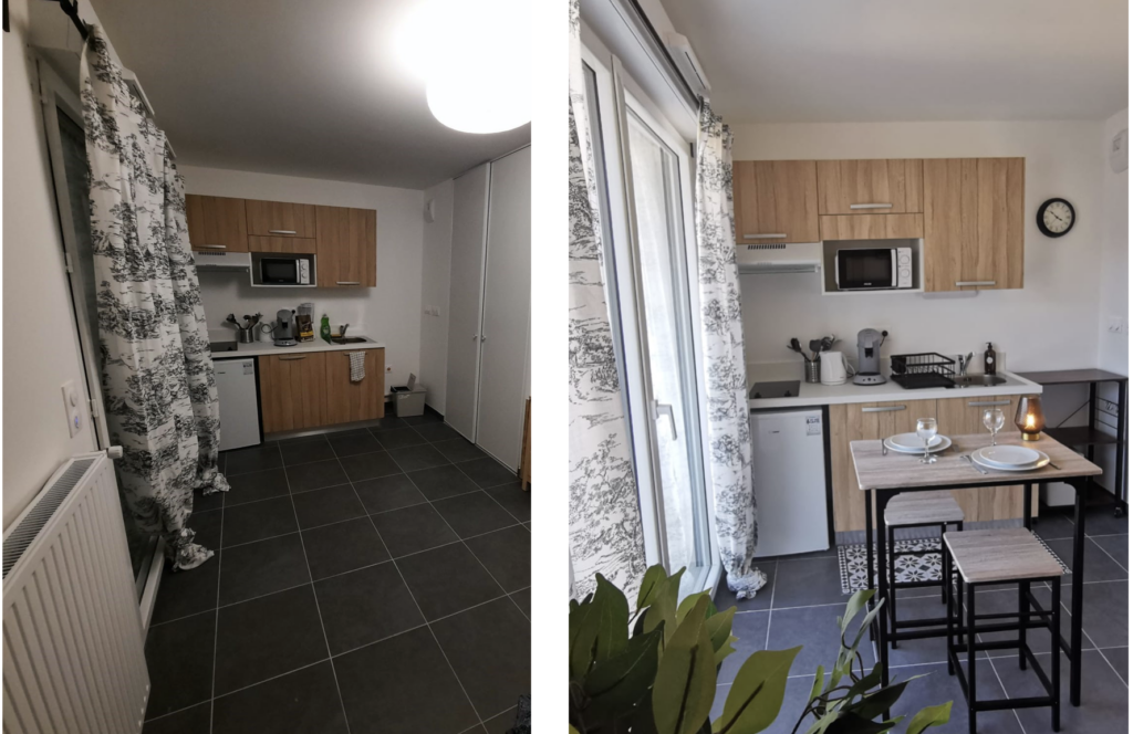 Décoration avant après - Les Maisons de Madeleine