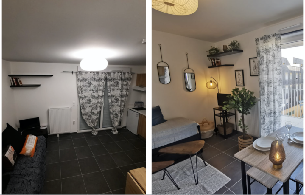 Décoration avant après - Les Maisons de Madeleine