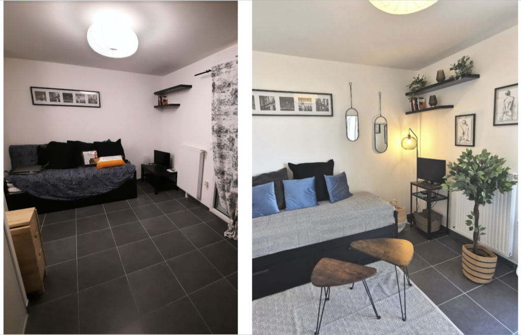 Décoration avant après - Les Maisons de Madeleine