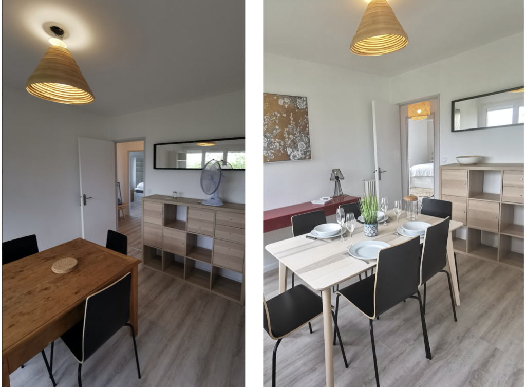 Décoration avant après - Les Maisons de Madeleine